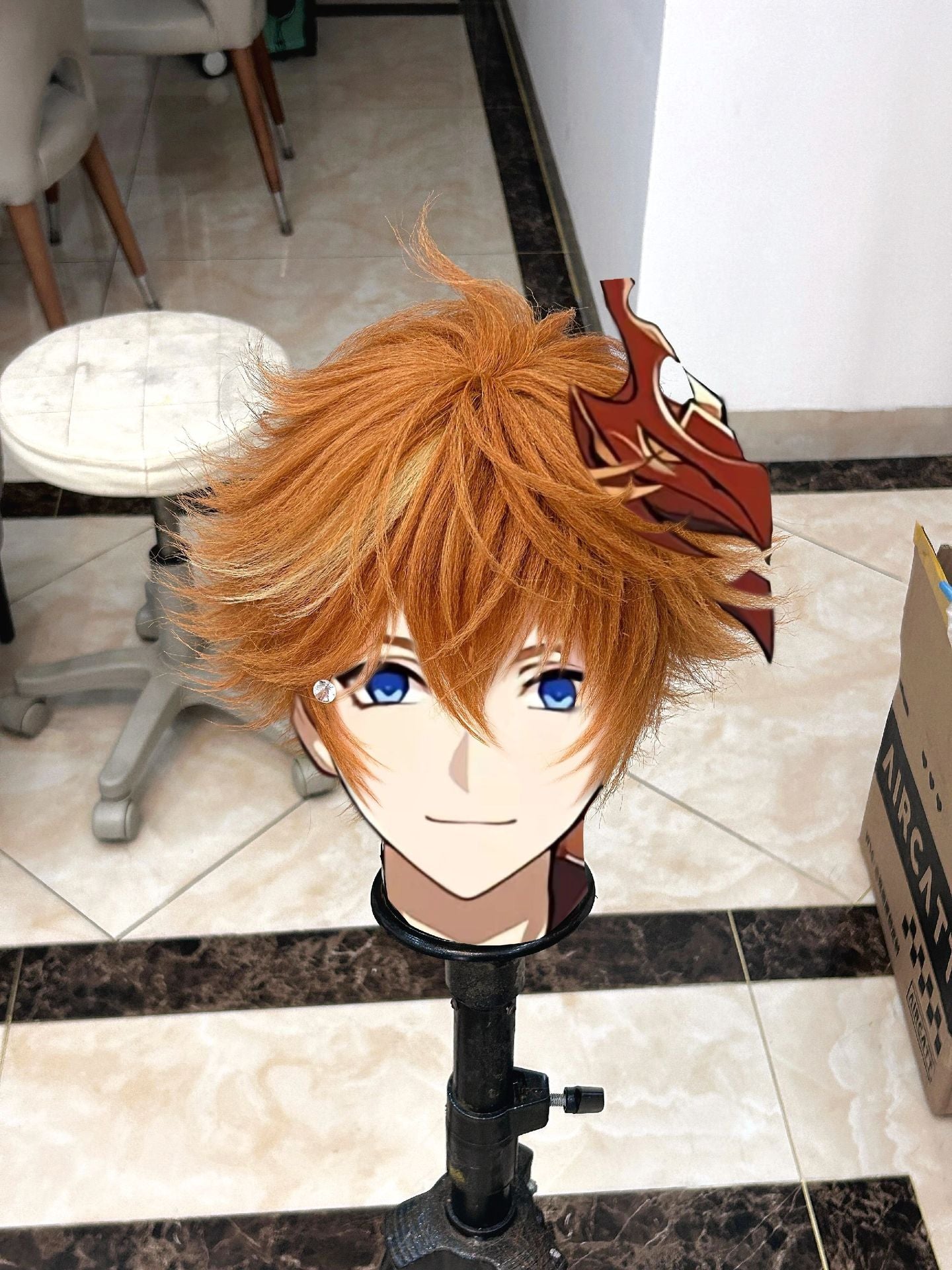 Childe’s wig from genshin customization