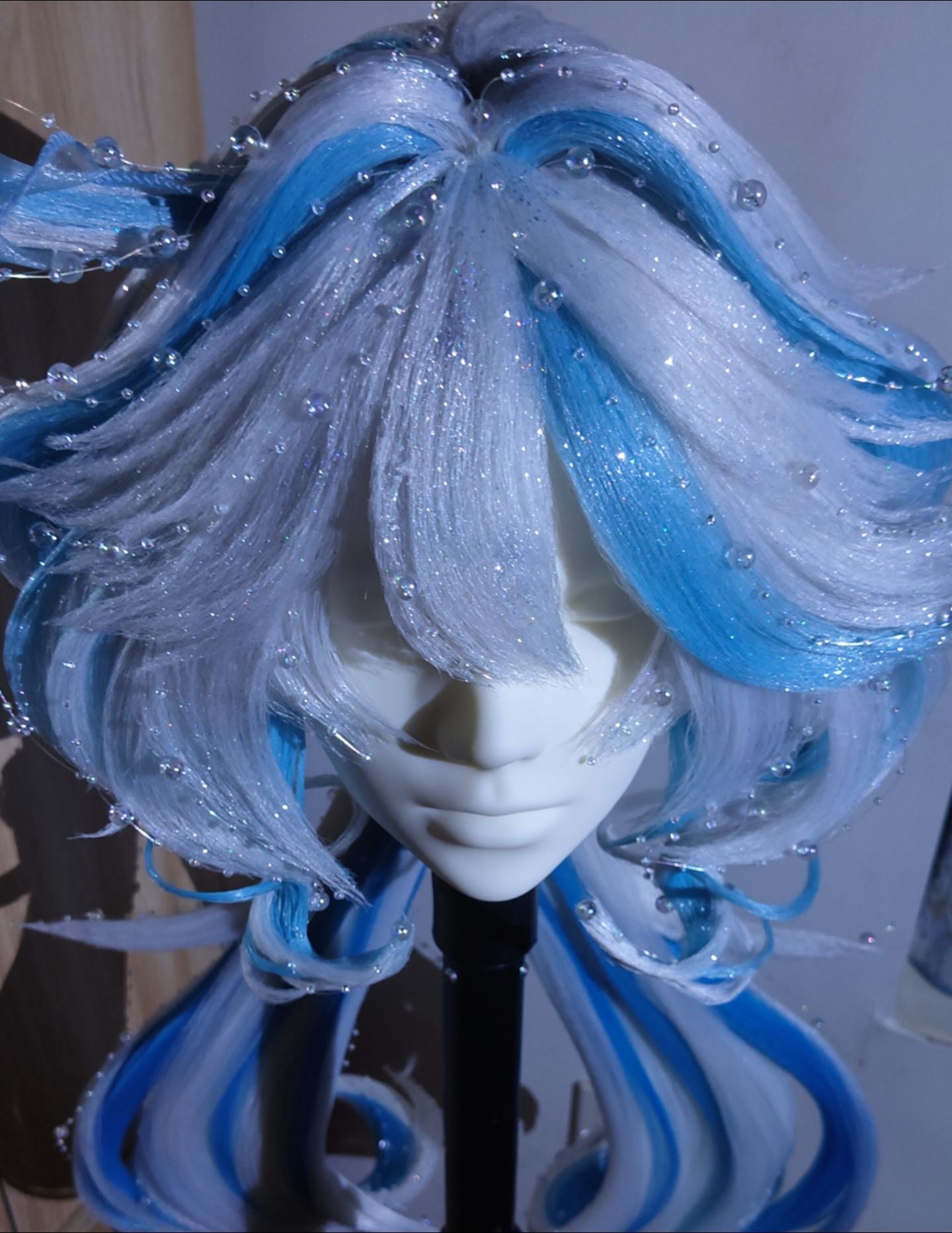 Custom Furina Hanfu-Style Wig | Genshin Impact Cosplay Hairpiece