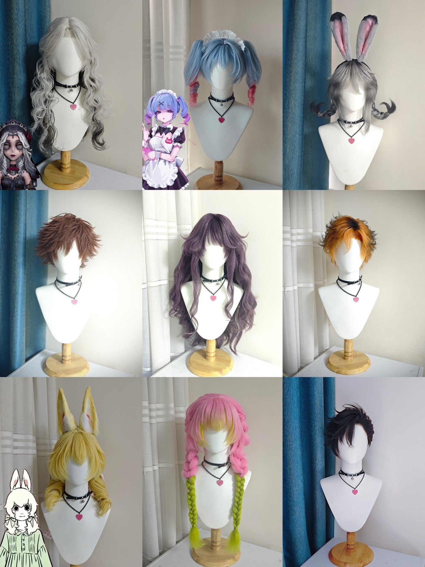 Custom Cosplay Wigs | Handcrafted for Anime, Game & Fantasy Characters