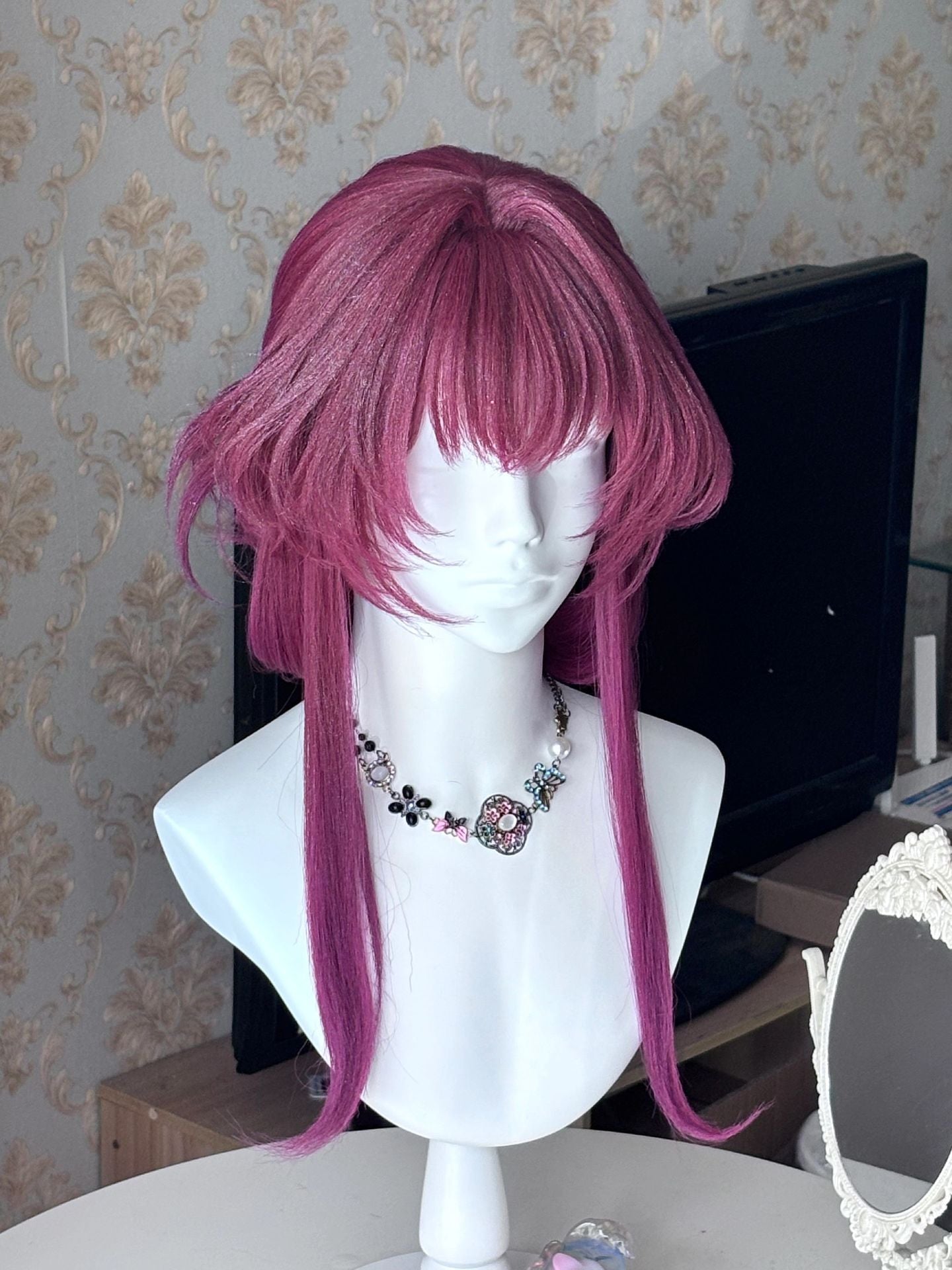 Custom Made Kafka Wig for Genshin Impact Cosplay