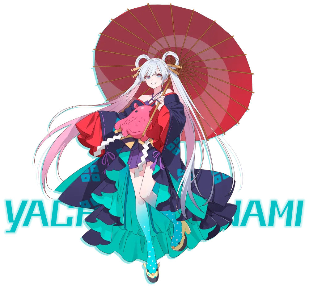 Custom Character Cosplay Wig - Removable Pigtails, Holographic Tinsel, Gradient Double Ponytails