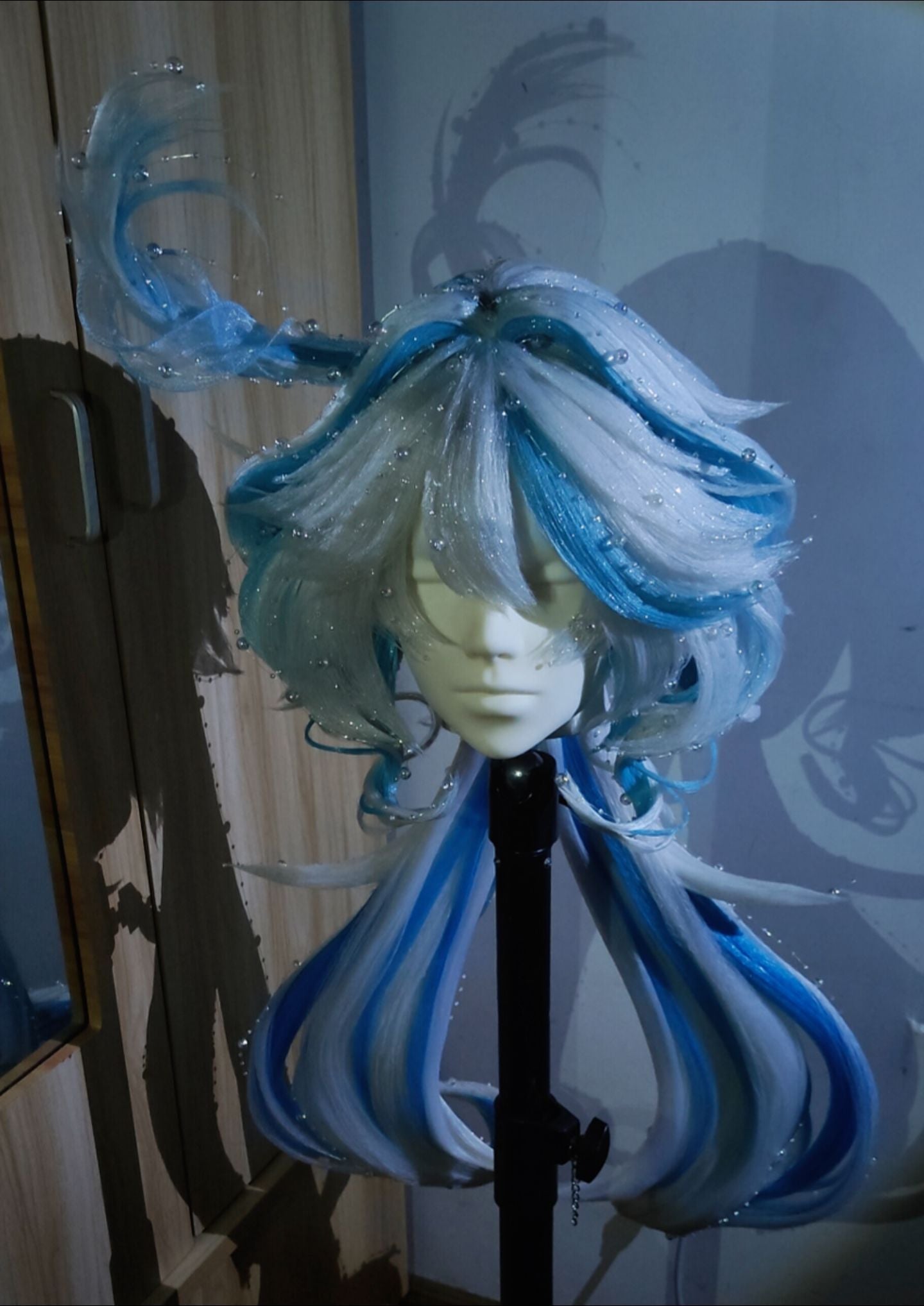 Custom Furina Hanfu-Style Wig | Genshin Impact Cosplay Hairpiece