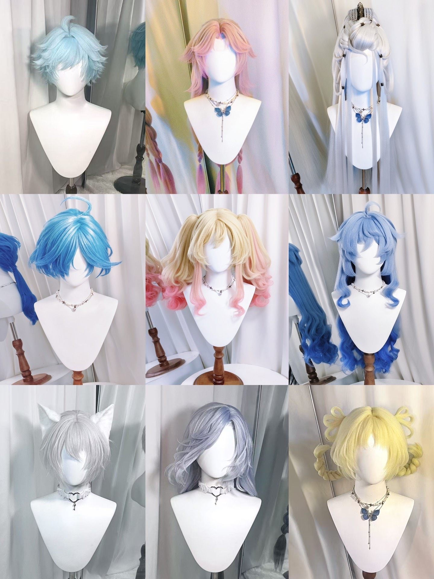 Custom Cosplay Wigs | Handcrafted for Anime, Game & Fantasy Characters