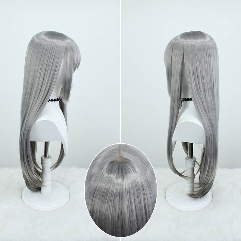 Reverse: 1999 East Berlin Cosplay Wig - Universal Scalp Heat-resistant Ash Gradient Hair