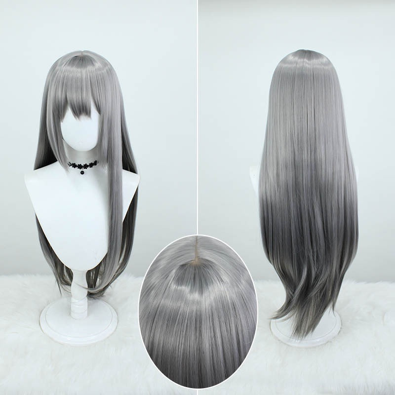 Reverse: 1999 East Berlin Cosplay Wig - Universal Scalp Heat-resistant Ash Gradient Hair