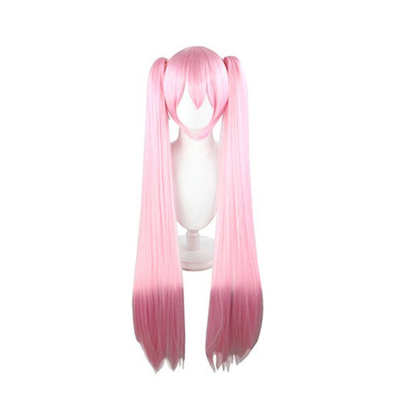 Premium Snow Miku 2024 Cosplay Wig - Hatsune Miku Same Style Twin Tails Heat Resistant Wig
