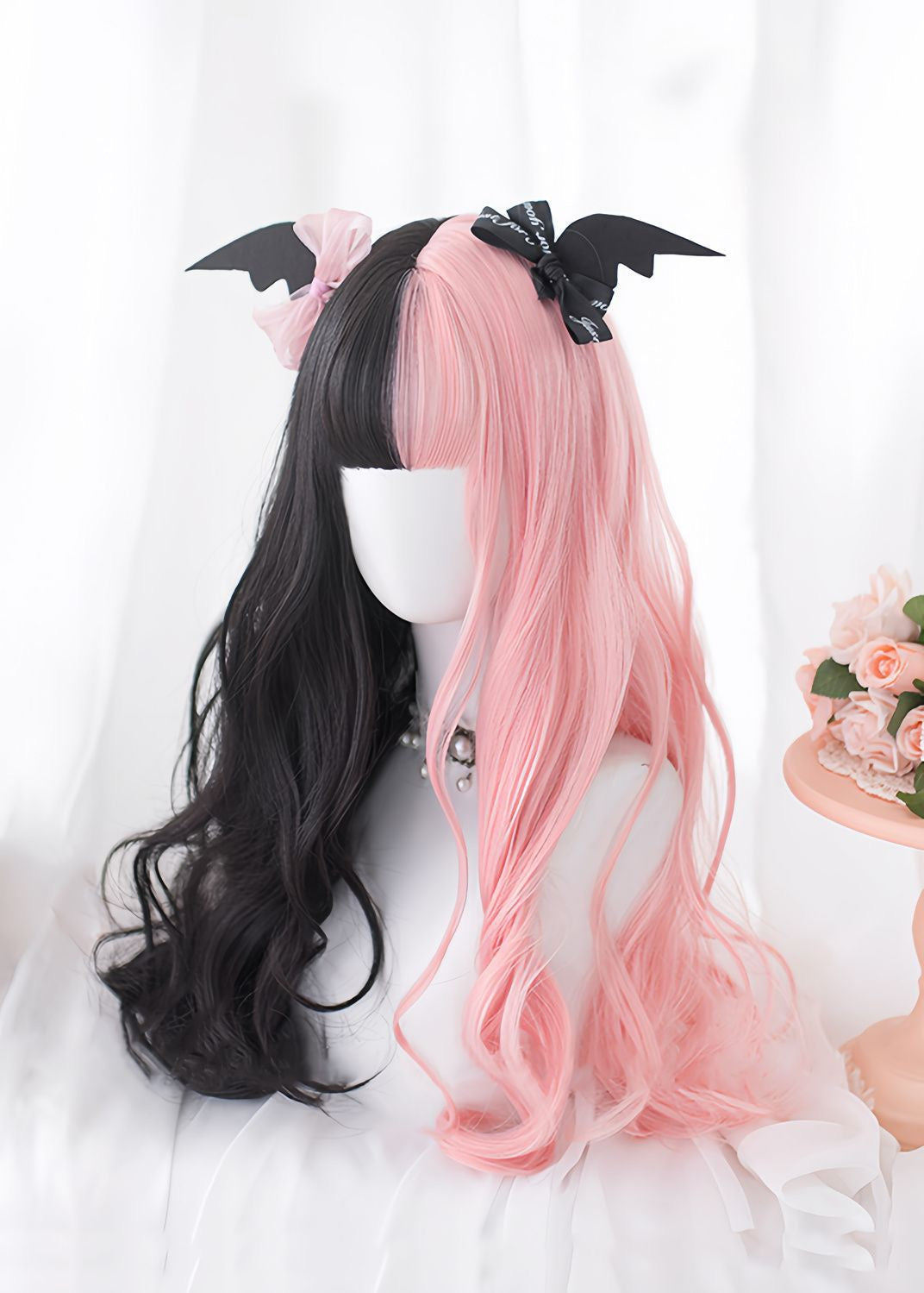 Sweet Lolita Colorful Gradient Wig | Harajuku JK Style Full Headpiece Special Offer