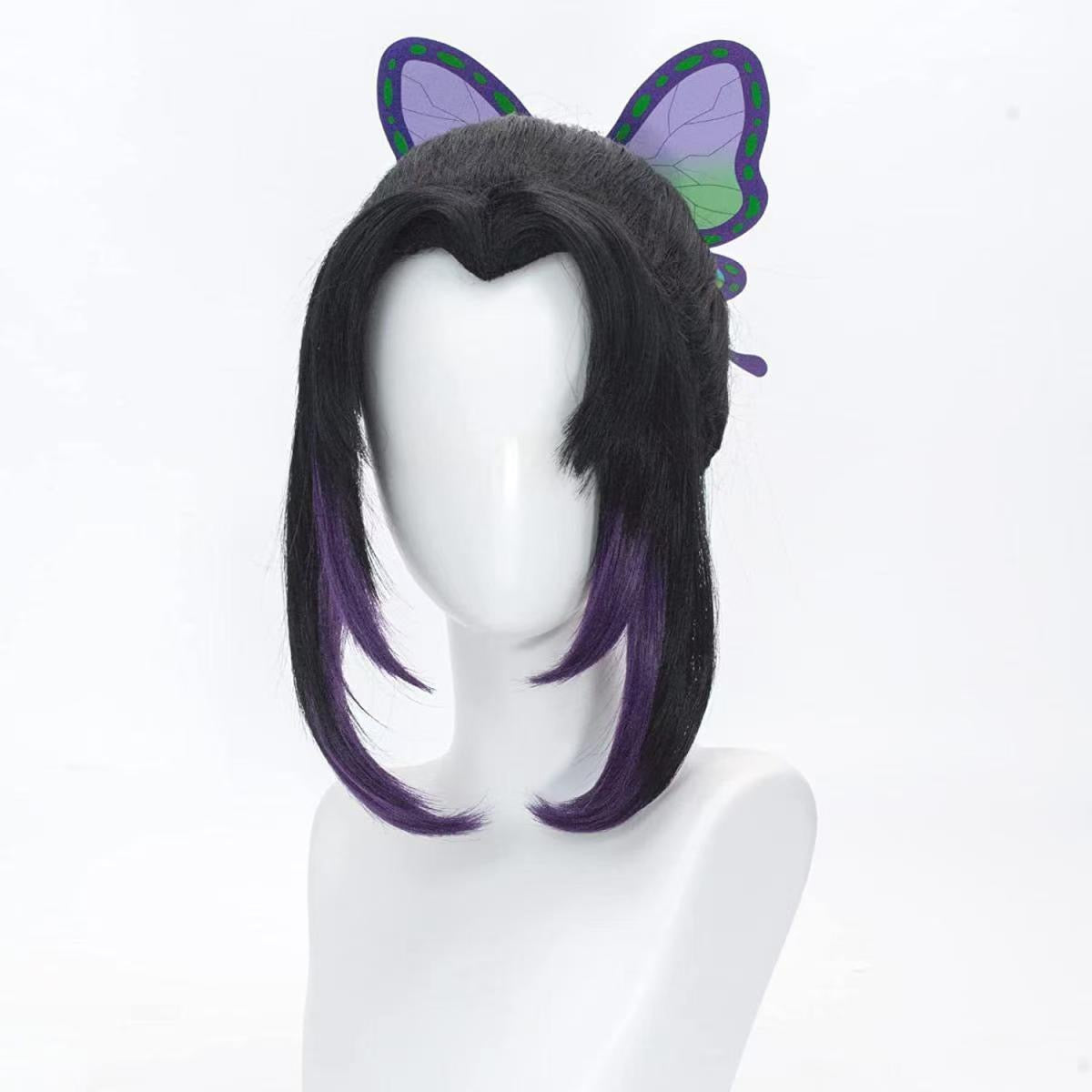 shinobu kocho cosplay wig | demon slayer butterfly hashira wig