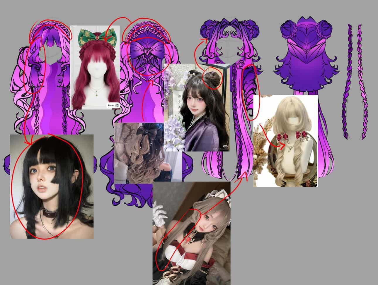 Cosplay Wig with Natural Style & Heat Resistant Fiber