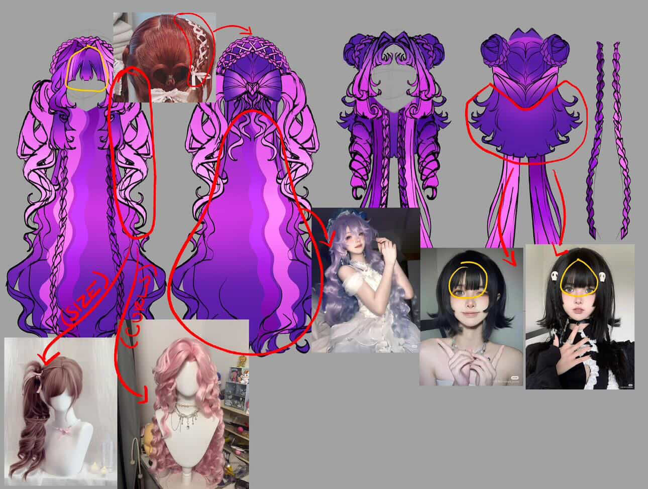 Cosplay Wig with Natural Style & Heat Resistant Fiber