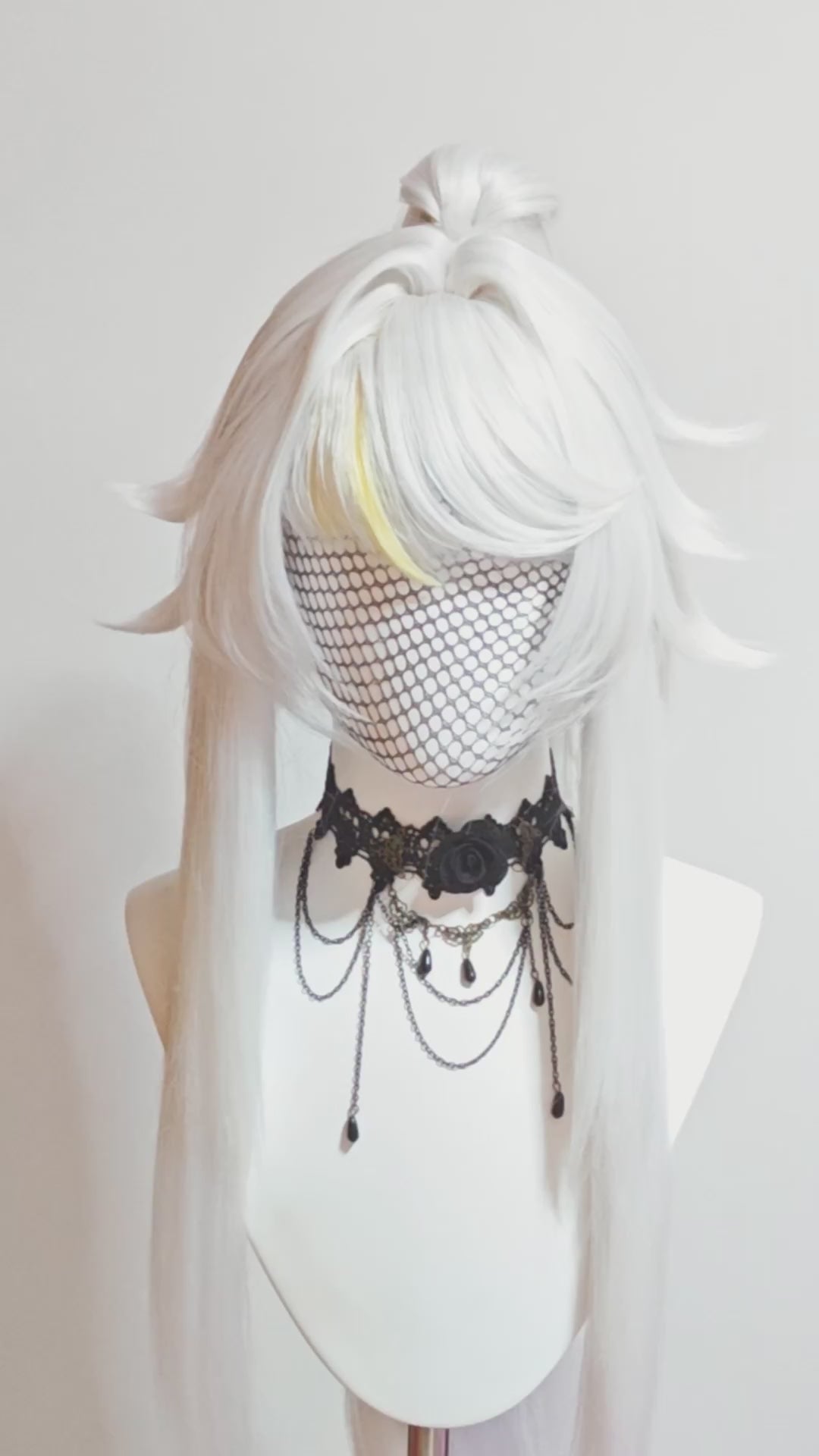 Custom Zibai White Horse Adeptus Cos Wig | Genshin Impact Heat Resistant Hair