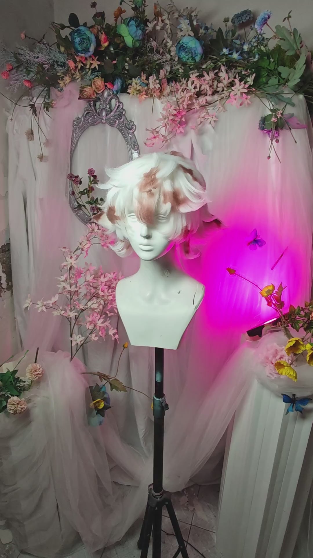 Mr. Q's Farm Character Cosplay Wig | High-Quality Heat Resistant Custom Cos Wig