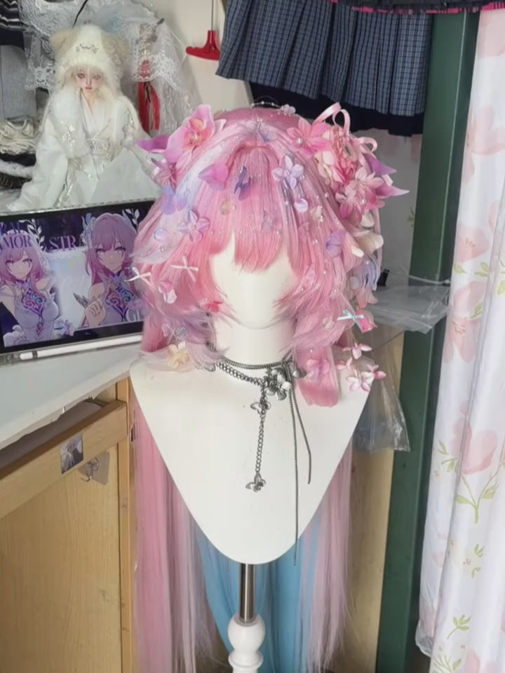 Cyrene Tricolor West Lotus Style Lace Front Cosplay Wig Custom