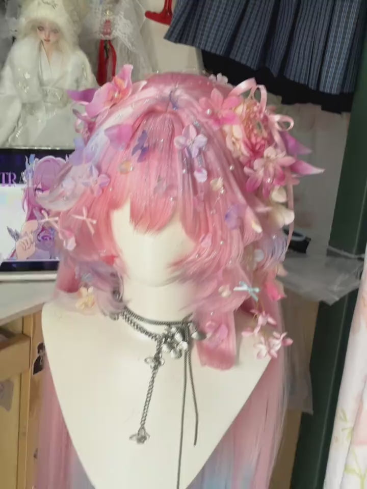 Cyrene Tricolor West Lotus Style Lace Front Cosplay Wig Custom